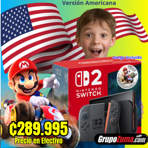 A5 NINTENDO SWITCH 2 BUNDLE CON EL JUEGO MARIO KART